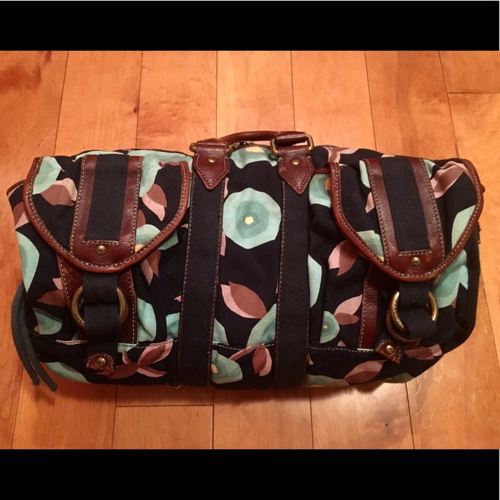 MARC JACOBS Abstract Floral Bohemian Handbag